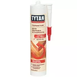Герметик акриловый, для дерева, Tytan, 78608, 280 мл, ясень