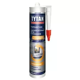 Герметик силикатный, для каминов, Tytan, 74775, 280 мл, черный
