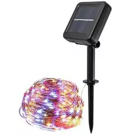 Гирлянда садовая ФАZА, SLR-G03-200M, на солнечной батарее, нить, желтый свет