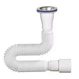 Гофра для сифона, 770 мм, 63х40/50, с выпуском, Orio, А-6316