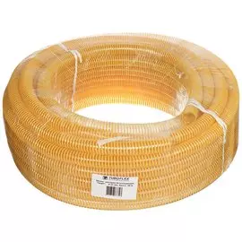 Шланг напорно-всасывающий, ПВХ, диаметр 25 мм, 10 бар, желтый, Tuboflex, Лайт, 30 м