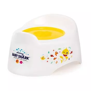 Горшок детский с крышкой, Альтернатива, Baby shark, М8491
