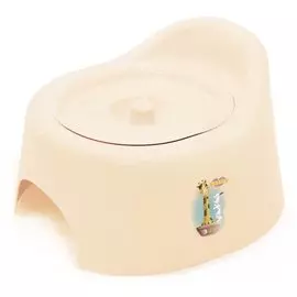 Горшок детский с крышкой, Полимербыт, Giraffix, 4311873