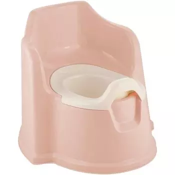 Горшок детский с высокой спинкой, розовый зефир, Lalababy, Protect Me, LA104110032