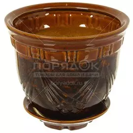 Кашпо керамика, 5 л, 25х20 см, Мирида №2, 14 299 867