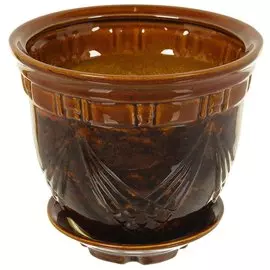 Кашпо керамика, 0.85 л, 14х11 см, Мирида №4, 14 299 883