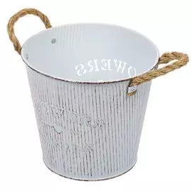 Горшок для цветов металл, 16х14.5х16 см, Y4-4042
