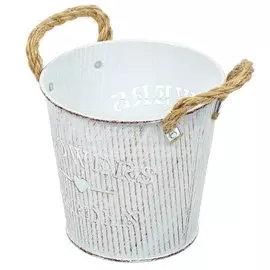 Горшок для цветов металл, 13х12х13 см, Y4-4043