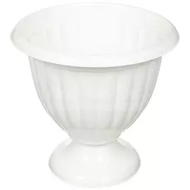 Горшок для цветов пластиковый Альтернатива М1393 Жасмин белый, 18 л