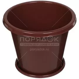 Горшок для цветов пластик, 10 л, 31х25.5 см, Альтернатива, Эконом, М6604