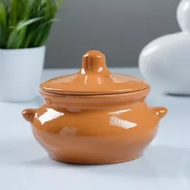 Горшок для жаркого керамика, 0.5 л, Борисовская керамика, Лакомка, ОБЧ00000358