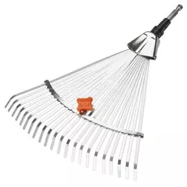 Грабли веерные, 22 зуб, сталь, Gardena, регулируемые, для комбисистем, 03103-20.000.00