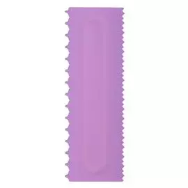 Гребень кондитерский, пластик, 22.4х7.3х1 см, навеска, Мультидом, VL80-346