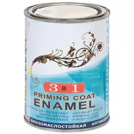 Грунт-эмаль Палитра, по ржавчине, алкидная, синяя, 0.9 кг