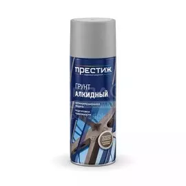 Грунтовка аэрозольная, алкидная, Престиж, для внутренних и наружных работ, красно-коричневая, 0.425 л