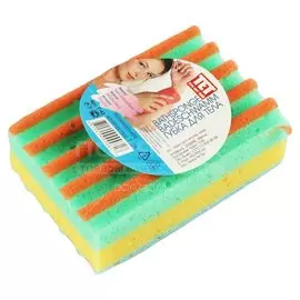 Губка для тела Г-43 трехцветная