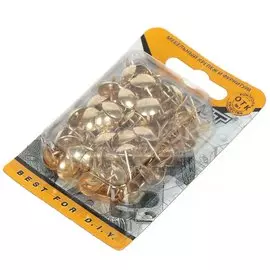 Гвоздь декоративный латунь, 100 шт, 10.5 мм