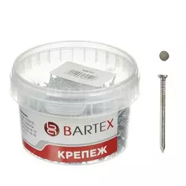 Гвоздь строительный, диаметр 1.2х20 мм, 0.3 кг, в банке, Bartex