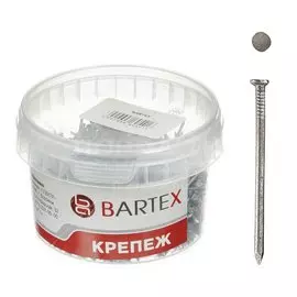Гвоздь строительный, диаметр 2.5х50 мм, 0.3 кг, в банке, Bartex