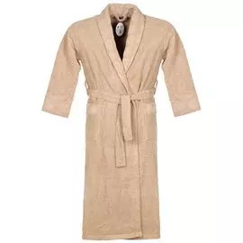 Халат женский, махровый, 100% хлопок, бежевый, L-XL, 48-50, Barkas, Aria, AI-1905018