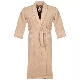 Халат женский, махровый, 100% хлопок, бежевый, M-L, 46-48, Barkas, Aria, AI-1905017