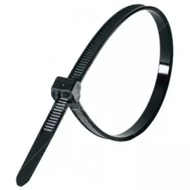 Хомут стяжной кабельный, 4.8х250 мм, нейлон, 100 шт, Smartbuy, SBE-CT-48-250-b