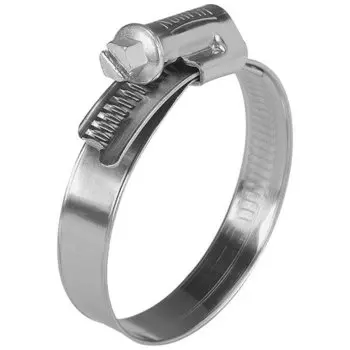 Хомут обжимной червячный, 10-16 мм, нержавеющая сталь, 2 шт, индивидуальная упаковка, MasterProf, ИС.140235