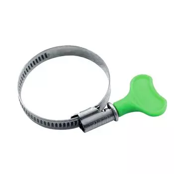 Хомут обжимной червячный с барашком, 25-40 мм, 2 шт, индивидуальная упаковка, MasterProf, ИС.140844