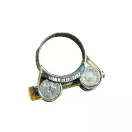 Хомут обжимной червячный усиленный, 32-35 мм, оцинкованный, Robust