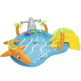 Игровой центр-бассейн Bestway, 280х257х87 см, Морские жители, 53067, 273 л, с принадлежностями для игр, от 2 лет