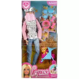 Игрушка детская Кукла София на прогулке с питомцем 66435-S-BB 295-982