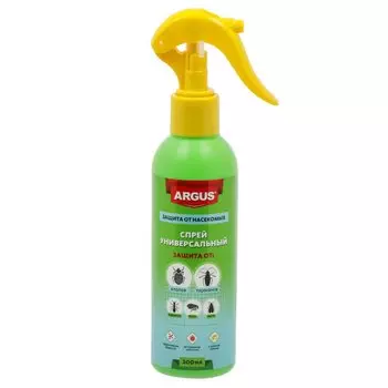 Инсектицид универсальный, спрей, 200 мл, с запахом лимона, Argus