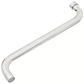 Излив смесителя для ванны, нержавеющая сталь, ИМП, S-круглый излив, 38.5 см, толстый, индивидуальная упаковка, ComfortFactor, 53357