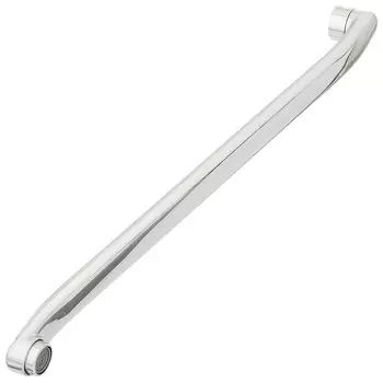 Излив смесителя для ванны, нержавеющая сталь, ИМП, S-плоский излив, 35 см, индивидуальная упаковка, ComfortFactor, 53341