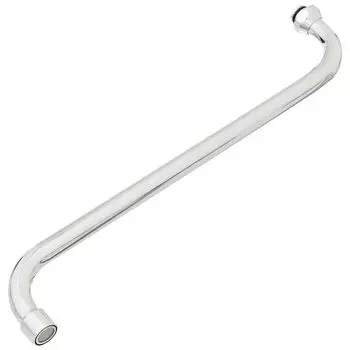 Излив смесителя для ванны, нержавеющая сталь, ИМП, S-круглый излив, 33 см, индивидуальная упаковка, ComfortFactor, 53 360