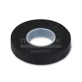 Изолента ПВХ, 15 мм, черная, 5 м, самослипающаяся, Smartbuy, SBE-RIT-15-05-b