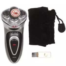 Электробритва аккумуляторная, Delta, DL-0715, 3 Вт, 3 бритвенные головки, блокировка включения, триммер, 0R-00000708