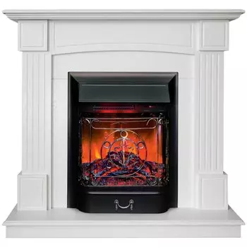 Электрокамин RealFlame, Andrea STD/EUG WT, белый, Majestic S LUX BL