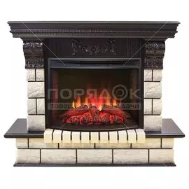 Электрокамин RealFlame Gracia 25,5/24 AO + Evrika 25.5 LED