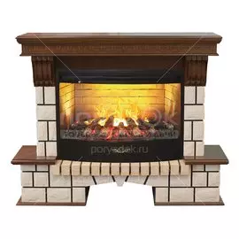 Электрокамин 3D очаг, RealFlame, Stone New 33 AO, 3D Firestar 33