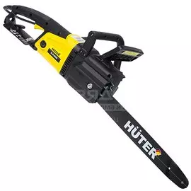 Пила цепная электрическая, Huter, 2.7 л.с., 2000 Вт, длина шины 40 см, шаг цепи 3/8 дюйм, 57 звен, ELS-2000, 70/10/1