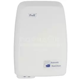 Электросушитель для рук Puff, 120, 1200 Вт, 19 х 12 х 26 см, белый, 1401.334
