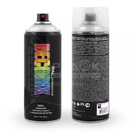 Эмаль аэрозольная, Decorix, Professional, универсальная, акриловая, глянцевая, винно-красная, RAL 3005, 520 мл