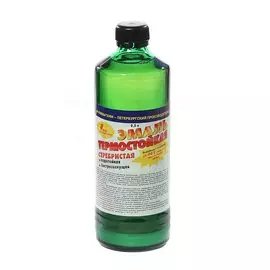 Эмаль НовБытХим, термостойкая, серебристая, 500 мл