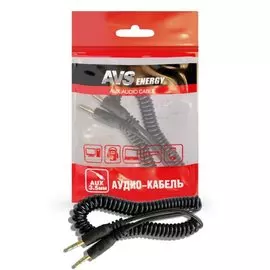 Кабель AUX, AVS, AU-611, 3,5 Jack - 3,5 Jack, 2 м, черный, A78399S