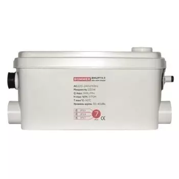 Канализационная насосная установка канализационная, Rommer, 1.8 м, 250 Вт, 6 м/ч, термозащита, Biolift S-3