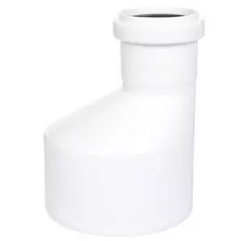 Редукция канализационная 50х110 мм, РосТурПласт, белая, 24574