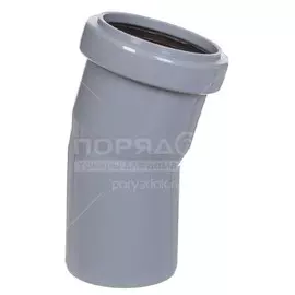 Уголок канализационный 50 мм, 15 °, РосТурПласт, 36418