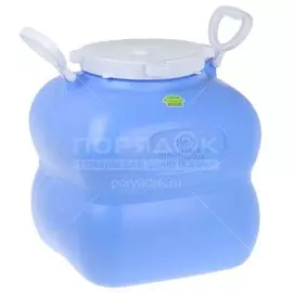 Бочка пластик, пищевая, 40 л, прямоугольная, с ручками, фиолетовая, С910ФИЛ, Гранде, Martika