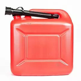 Канистра пластик, для топлива, 10 л, прямоугольная, 46113, 3-Ton